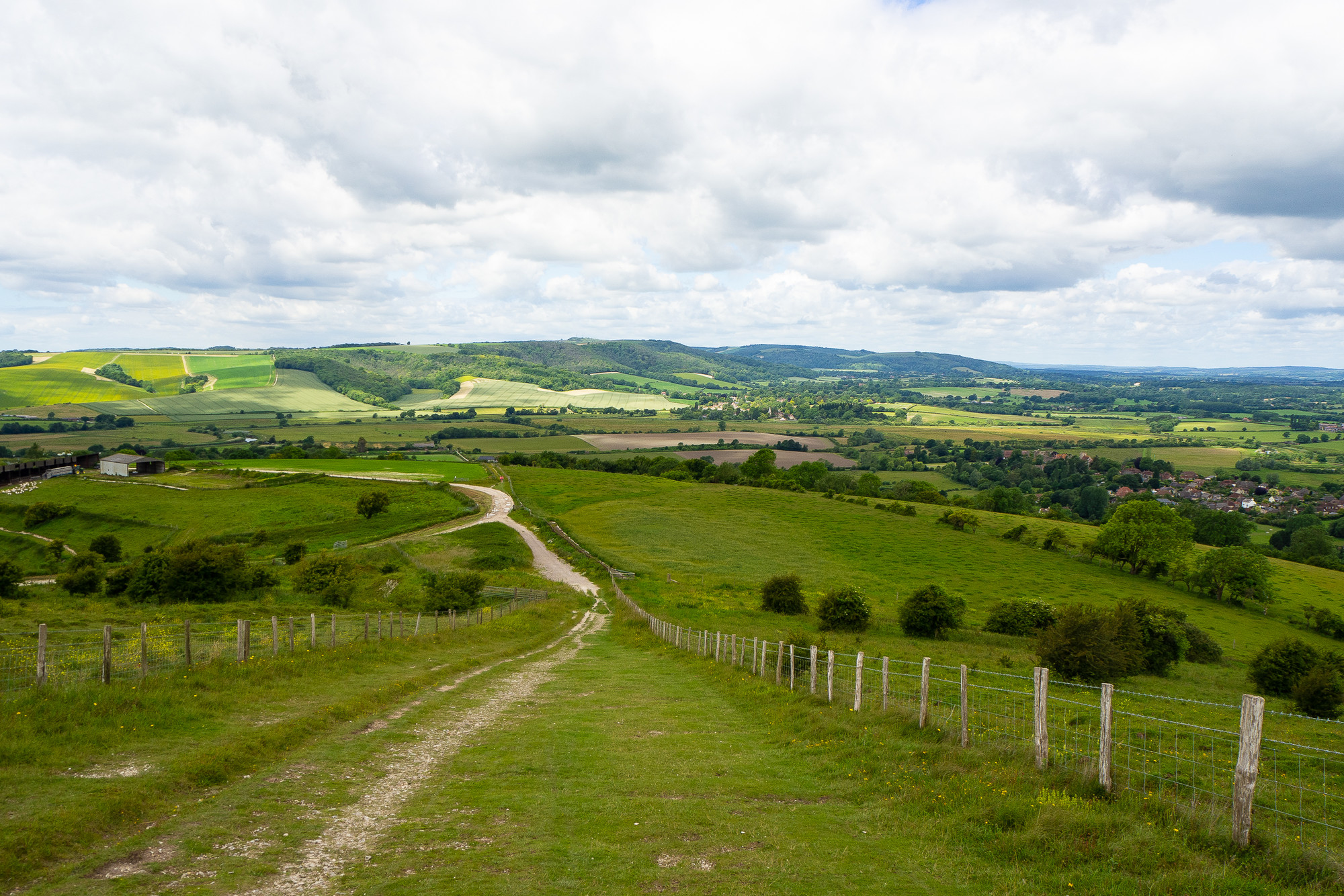 Celebrating The 50th Anniversary Of South Downs Way South Downs   Looking Down South Downs Way From Amberley To Washington By Daniel Greenwood 